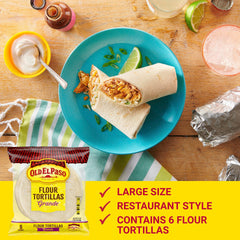 Old El Paso Grande Tortillas for Tex Mex casserole prep