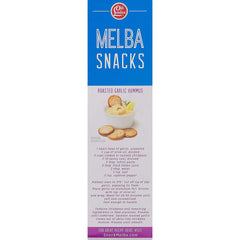 Old London Melba Snacks roasted garlic with dips, a light, flavorful nibble for entertaining
