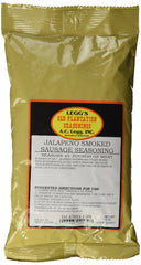 Old Plantation A.C. Legg Jalapeño Smoked Sausage Seasoning bag for perfect 25 lb batches.