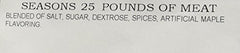 Old Plantation maple-flavored breakfast sausage seasoning bag designed for versatile bulk use