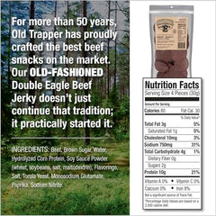 Smoked, old-fashioned style jerky exudes savory aroma and tender bite.