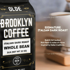 OLDE BROOKLYN COFFEE 2lb bulk pack for convenient home brewing