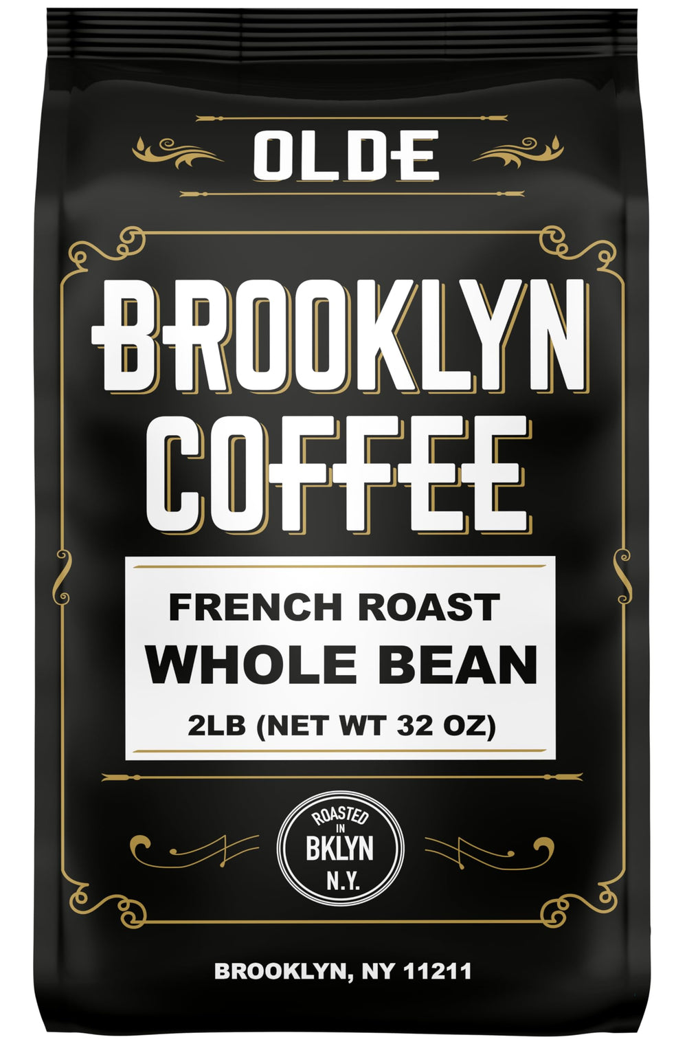 Olde Brooklyn Coffee whole bean aroma ready for a bold morning brew.