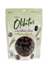 Olibites Pitted Black Olives in a to-go pack for mess-free snacking