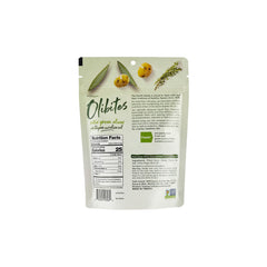 Olibites thyme-infused olives in EVOO for flavorful bite