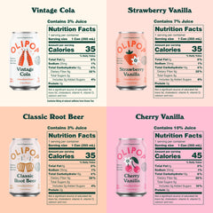 OLIPOP classic root beer can showcases familiar taste with fiber