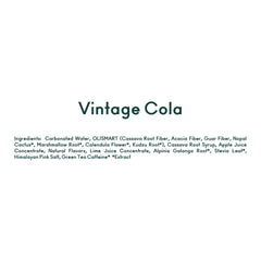 OLIPOP Minis Vintage Cola six-pack display in a store setting.
