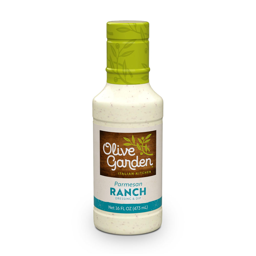 Olive Garden Parmesan Ranch dressing bottle with creamy Italian flavor ideal for salads