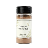 Olive & Vine Chinese Five Spice reusable shaker jar ready for garnishes