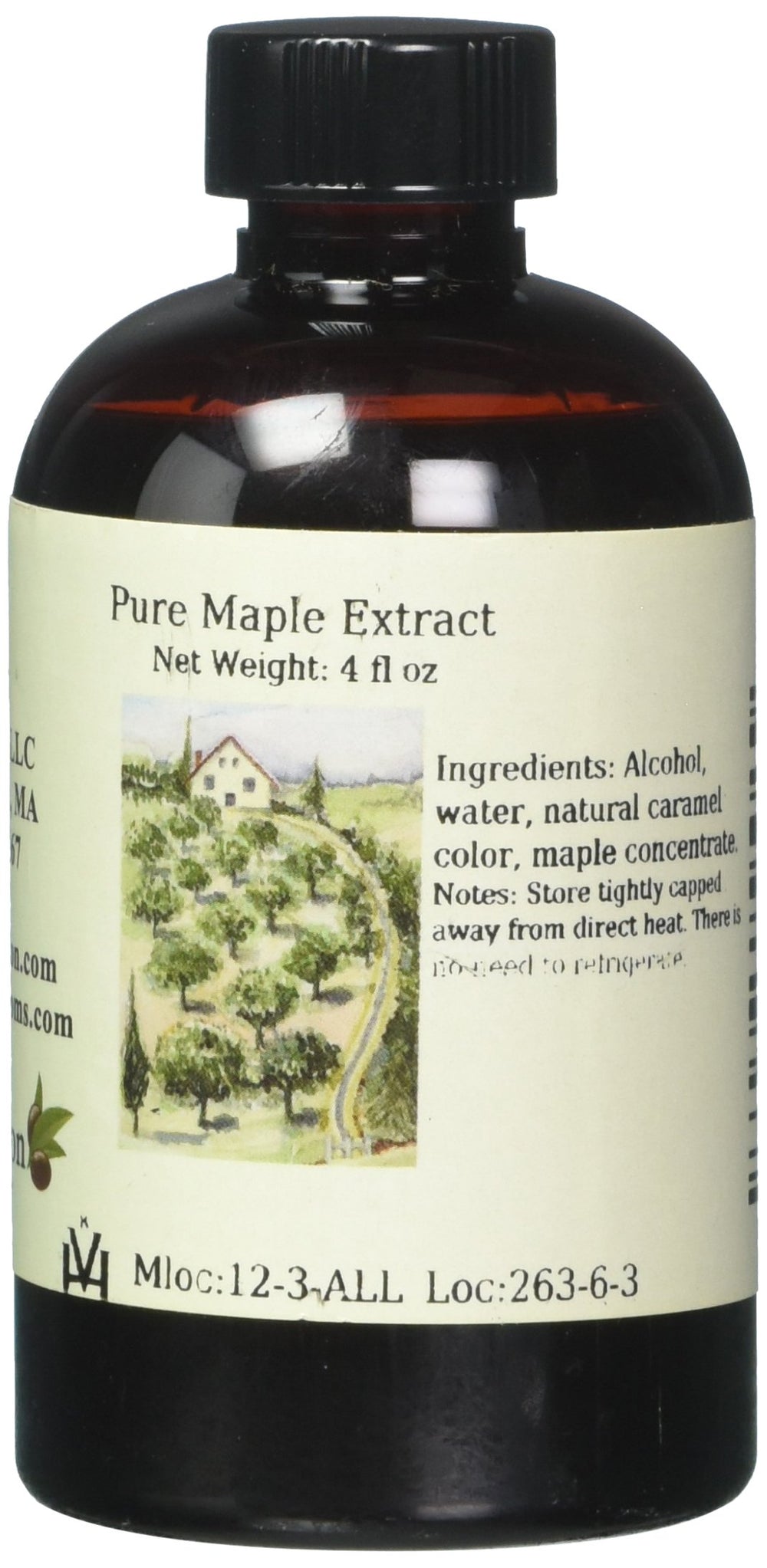OLIVENATION Maple Flavoring bottle pour for rich maple aroma in baking and frostings