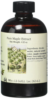 OLIVENATION Maple Flavoring bottle pour for rich maple aroma in baking and frostings