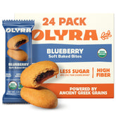 Olyra Blueberry Soft Baked Bar Pack — fiber-rich vegan snack for adults and kids