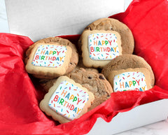 OMCookie brownie-filled cookies offer a rich chocolate texture.