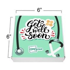 OMCookie Get Well Sugar Cookies Printed with Edible Ink, festive and comforting.