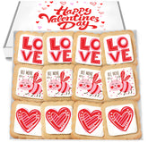 OMCookie Valentines 12-pack gift basket, perfect for gifting to loved ones.