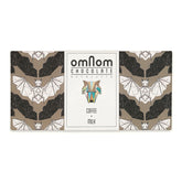 Omnom Coffee + Milk bar wrapped, premium Icelandic bean-to-bar chocolate for cozy mornings.