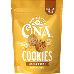 Ona Maple Pecan Cookies, soft-baked bite for easy snacking.