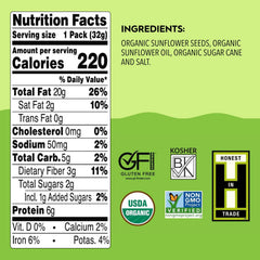 Once Again sunflower butter packets open pack showing ready-to-use creamy spread for lunches.