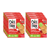 Once Upon A Farm soft-baked Bars Apple & Oat closeup showing kid-friendly texture for on-the-go snacking