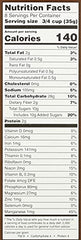 One Degree Cereal Rice Cacao Crisp close-up of crunchy cacao brown rice crisps