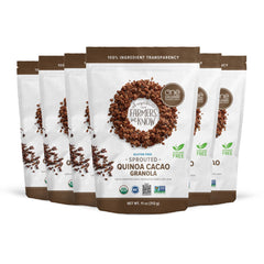 One Degree Sprouted Oats package front highlights organic, gluten-free granola