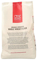 One Degree Sprouted Wheat Flour in a measuring cup ready for dough and pastries