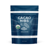 One Farm by WAAYB cacao nibs bag full view, premium cocoa quality in a resealable bag.