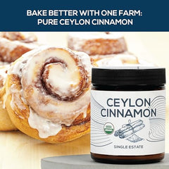 One Farm by WAAYB cinnamon sourcing highlights ethical farm origins.