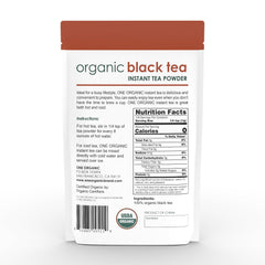 Scoop included with One Organic Instant Tea Powder ensures precise portions.