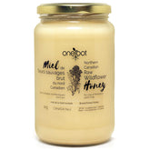 OneRoot wildflower honey bottle pour highlights natural sweetness and unheated purity for everyday tea.