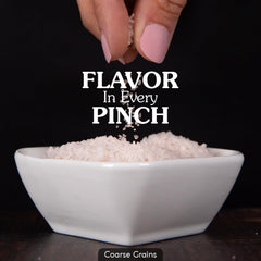 Only Ancient Spring Salt 7oz pouch packaging showcases eco-friendly, plastic-free packaging.