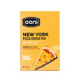 Ooni New York Style dough mix box showing easy packaging for quick weeknight pizzas.