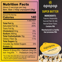 Opopop butter popcorn cups close-up of melted butter ready to serve.