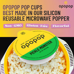 OPOPOP gluten free and non-GMO ingredients for a worry-free snack.