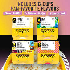 Opopop super butter popcorn cups with rich aroma