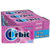 Orbit Bubblemint gum 14-piece pack provides on-the-go freshness.