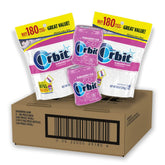 Orbit Bubblemint bulk pack box shows convenient value for sharing