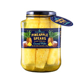 Orchard Naturals pineapple spears in light syrup with coconut water for a refreshing snack