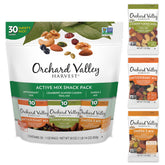 Orchard Valley Harvest active snack pack variety bags for on-the-go snacking.