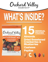 Orchard Valley Harvest Antioxidant Mix blueberries image emphasizing antioxidant content