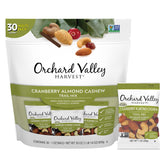 Orchard Valley Harvest Cranberry Almond Cashew Trail Mix pack front, perfect grab-and-go snack.