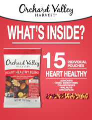 Orchard Valley Harvest Heart Healthy Blend walnuts; heart-friendly crunch in a portable mix