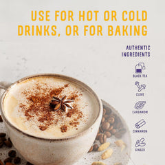 Oregon Chai Sugar Free Concentrate label shows USDA Organic and Non-GMO info for trusted ingredients.