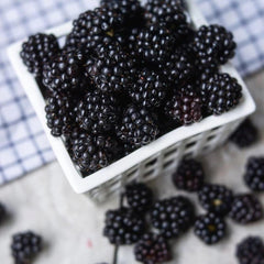 Oregon Growers Marionberry Syrup two-pack display emphasizing freshness and value