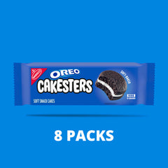 OREO Cakesters soft-baked chocolate cakes with creamy center close-up