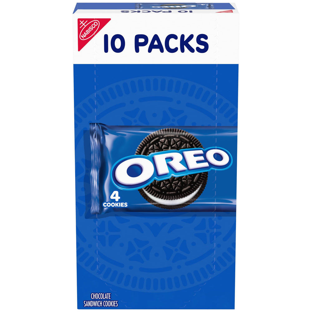 OREO chocolate sandwich cookies 10-pack on-the-go snack