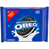 OREO chocolate sandwich cookies pack close-up for parties and gatherings