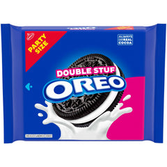 OREO Double Stuf cookies close-up showing rich creme ideal for dunking.