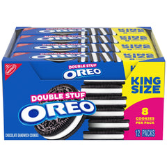 OREO Double Stuf chocolate cookies king-size pack ready for sharing