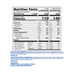 OREO gluten-free double stuf sandwich cookies in a snack pack for sharing.
